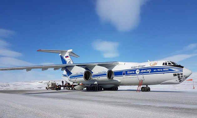 Volga-Dnepr airplane.