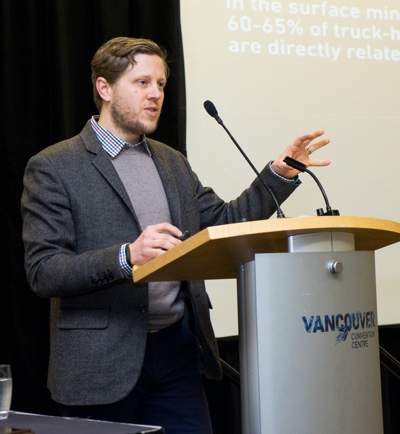 Sean Kerklaan was the keynote speaker at AME BC's Mineral Exploration Roundup 2016.