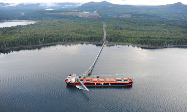 Photo of the new self-unloading ship