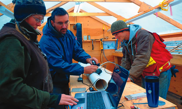Photo of Jo van Randen, Jason Kolcun and Mike McCuaig