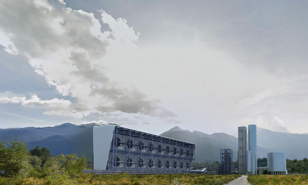 Carbon Engineering plant.