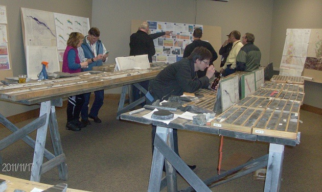Display tables at the Minerals South Conference.