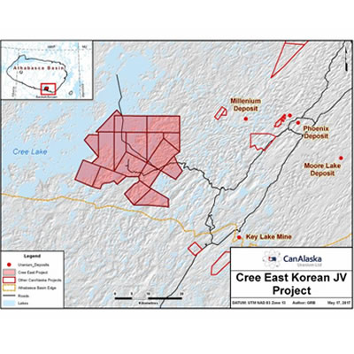 CanAlaska obtains 100% of the Cree East Uranium Project