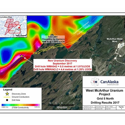 Drill assay results confirm West McArthur uranium discovery