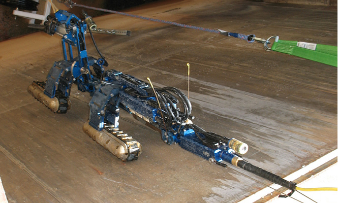 Rugged mining robots can go where no man has gone before