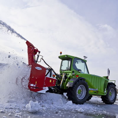 The telehandler transforms the snow removal industry
