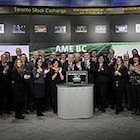 AME BC opens the Toronto Stock Exchange