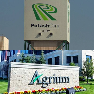 Agrium and PotashCorp in merger to create world-class global supplier of crop inputs
