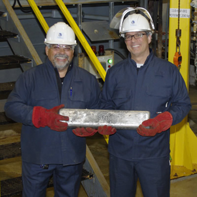 Alliance Magnesium produces its first magnesium ingots and also obtains a $4.1 million loan
