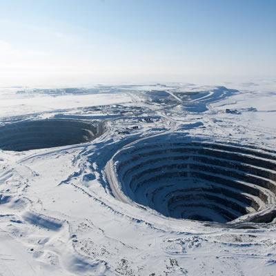 Rio Tinto celebrates opening of new diamond pipe at Diavik