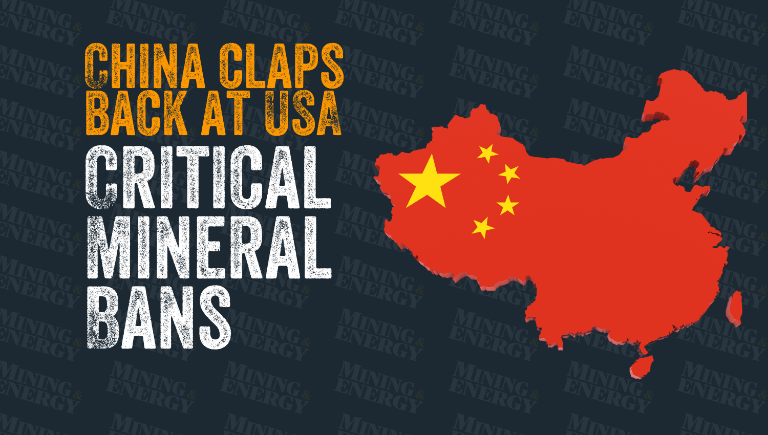 China Escalates Trade Tensions with Rare Mineral Export Ban