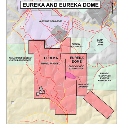 Trifecta Gold options Eureka Dome from Pacific Ridge Exploration Ltd.