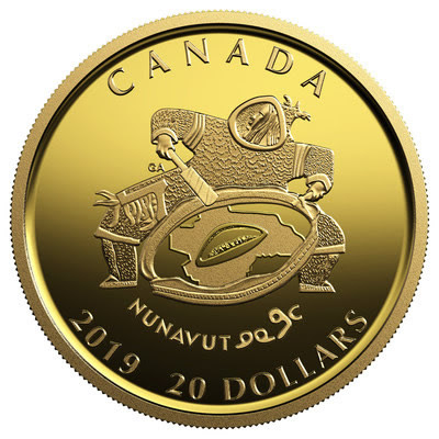 Royal Canadian Mint issues coin minted of pure Nunavut gold