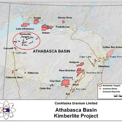 CanAlaska enters into $20.4 million option with De Beers for diamond exploration in Saskatchewan