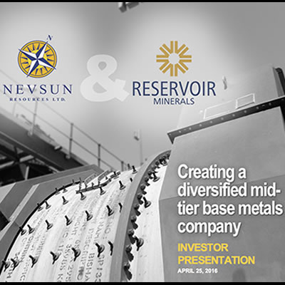 Nevsun breaks ground on exploration decline and provides update on the Timok Project