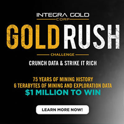 Integra Gold Corp. launches $1,000,000 crowd-sourcing gold rush challenge