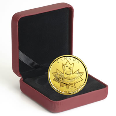 Royal Canadian Mint issues first coin minted of pure Nunavut gold