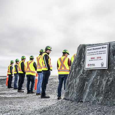 20 years of diamonds yield a lot of brilliance at the Ekati Mine